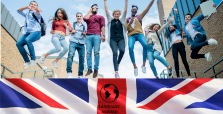 Młodzież podczas kursu językowego w UK