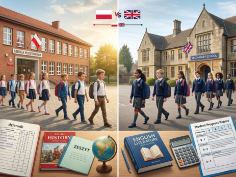 system edukacji w Anglii szkoła średnia uczniowie mundurki UK